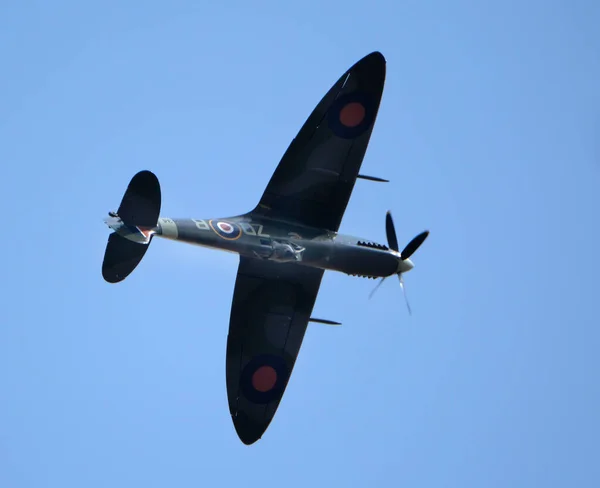 Supermarine Spitfire Британський Одномісний Винищувач Який Використовували Королівських Впс Інших — стокове фото