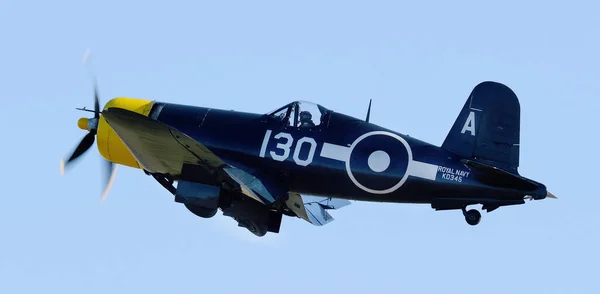 Vought F4U Corsair Είναι Ένα Αμερικανικό Μαχητικό Αεροσκάφος Που Υπηρέτησε — Φωτογραφία Αρχείου