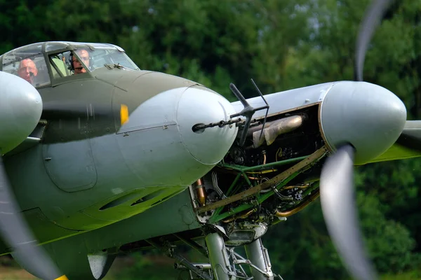 Havilland Mosquito Ett Brittiskt Tvåmotorigt Stridsflygplan Med Flera Roller Från — Stockfoto