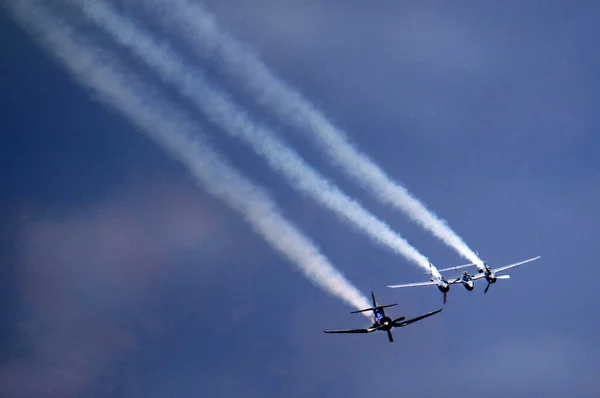 Vought F4U Corsair Egy Amerikai Vadászgép Amely Elsősorban Második Világháborúban — Stock Fotó