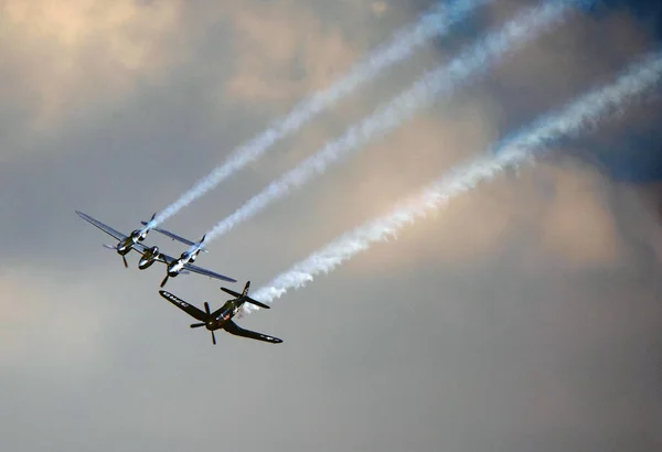 Lockheed Lightning Egy Második Világháborús Amerikai Vadászgép Egyesült Államok Légierejének — Stock Fotó