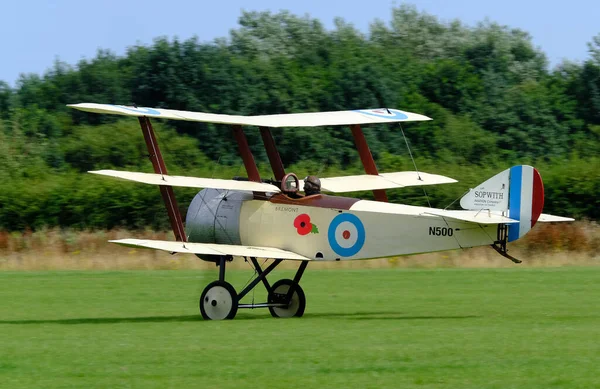 Sopwith Triplane Британський Одномісний Винищувач Винищувач Розроблений Виготовлений Компанією Sopwith — стокове фото