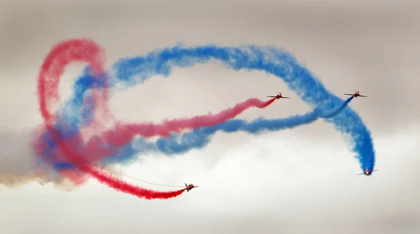 Raf Scampton Air Show 2017 Lincolnshire Reino Unido Las Flechas —  Fotos de Stock