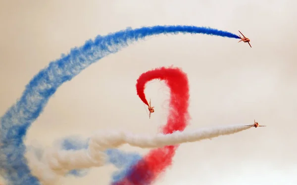 Raf Scampton Air Show 2017 Lincolnshire Reino Unido Las Flechas —  Fotos de Stock