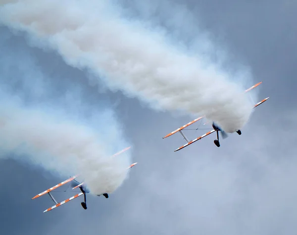 Raf Scampton Air Show 2017 Lincolnshire Reino Unido Los Aerosuperbatics —  Fotos de Stock