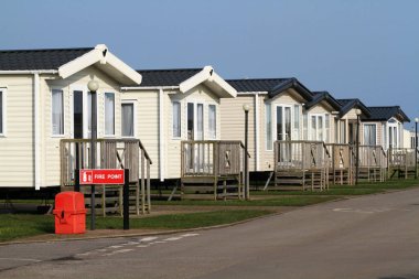 İngiltere, Yorkshire 'daki sahil tatil parkının sahibi olmak için büyük statik karavanlar..