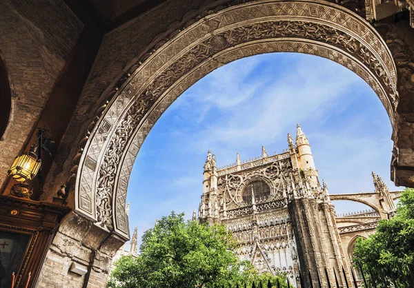 Färgglada Gatan Sevilla Andalusien Spanien — Stockfoto