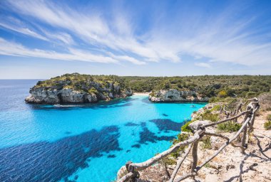 Menorca Adası, Güney Akdeniz. Balear Adaları, İspanya. 