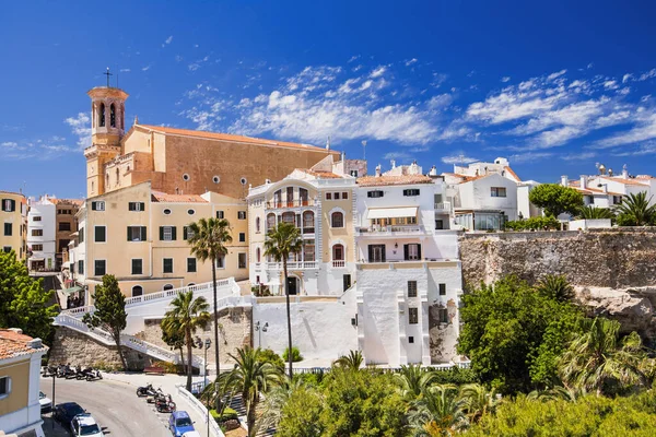 Prachtig Uitzicht Mahon Stad Menorca Eiland Spanje — Stockfoto