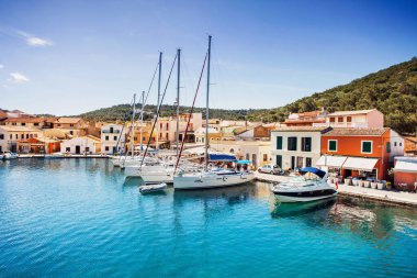 Gaios kasabası, Paxos adası, Yunanistan