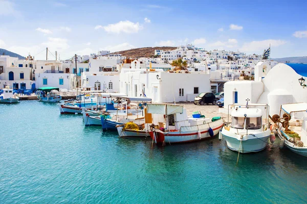 Piękna Wioska Naousa Wyspa Paros Cyklady Grecja — Zdjęcie stockowe
