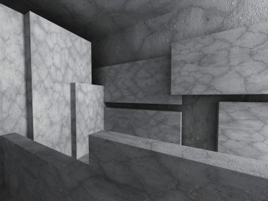 Beton bloklar mimari arka plan