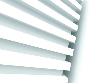 Beyaz bina. Mimari arka plan