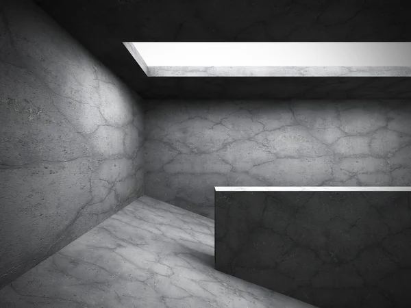 Arquitetura escura fundo concreto — Fotografia de Stock