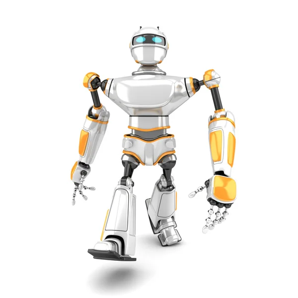 White Futuristic Robot — Stock Photo, Image