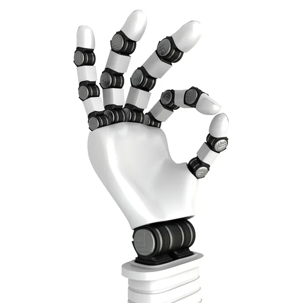 Φουτουριστικό ρομποτικό χέρι — Φωτογραφία Αρχείου