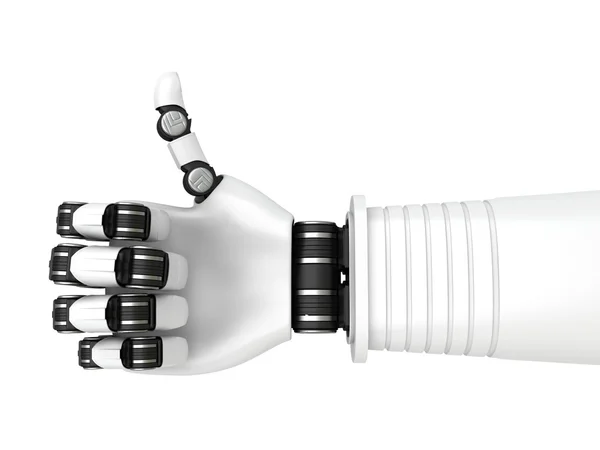 Mão robótica futurista — Fotografia de Stock