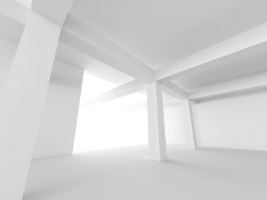 Beyaz mimari tasarım  