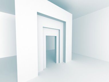 Fütüristik mimarisi bina arka plan