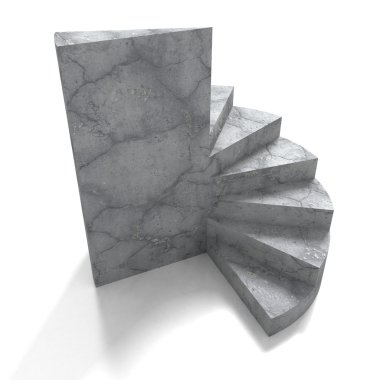 Concrete stone ladder stairs   clipart