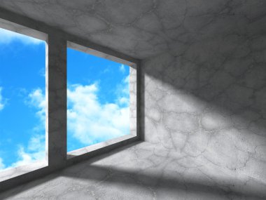 Beton mimari arka plan 