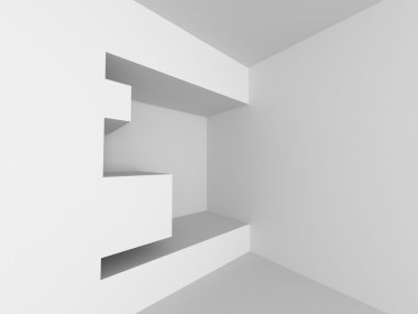 Beyaz mimari arka plan