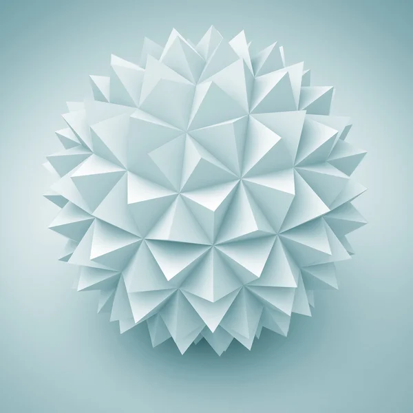 Ilustracja abstrakcyjny kształt geometryczny Poligon — Zdjęcie stockowe