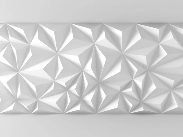 Аннотация White Triangular Wall Background — стоковое фото