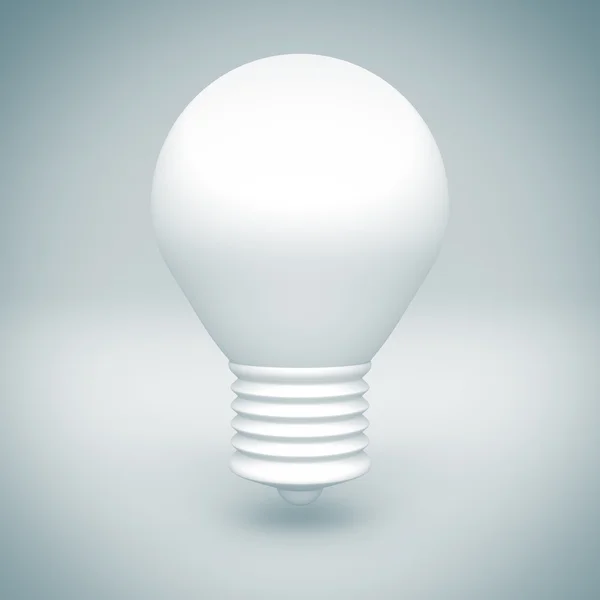 White Concept Light Bulb — Stock Photo, Image