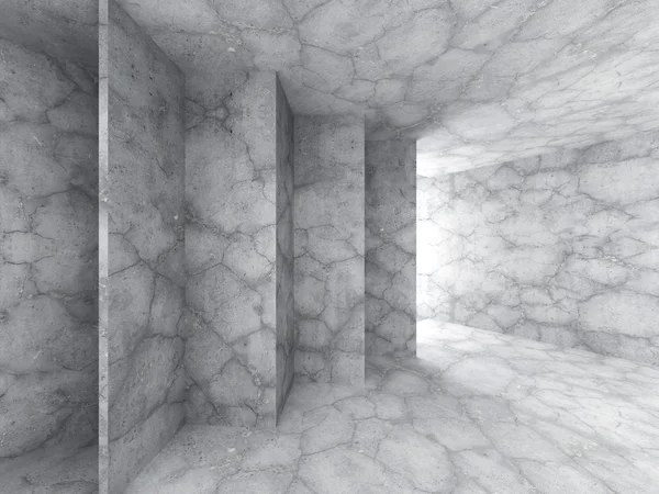 Projeto de arquitetura de concreto com leporello — Fotografia de Stock