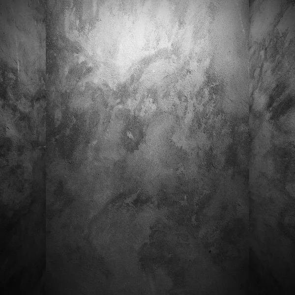 Parede de concreto vazio escuro — Fotografia de Stock