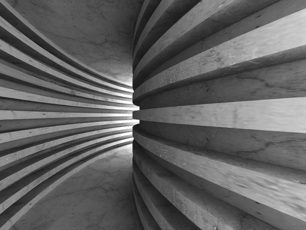 Concrete architecture design with semicircles — Stock Photo, Image
