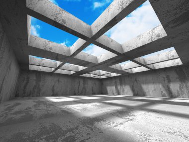 Beton mimari arka plan. 