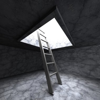 Ladder To Freedom Success  clipart