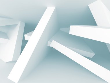 Beyaz kaotik tasarım 