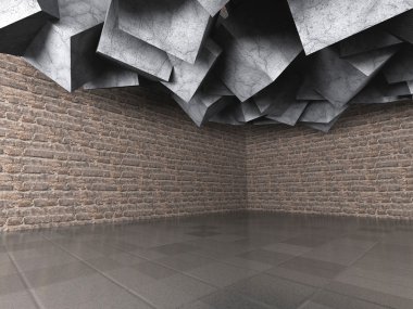 Soyut mimari arkaplan. 