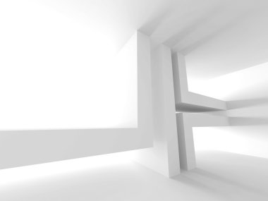  Mimari Modern boş oda 