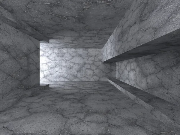 Abstract dark concrete interior — ストック写真