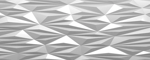 White abstract background triangular pattern — ストック写真