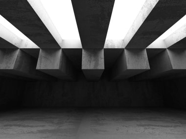 Boş karanlık soyut somut Oda 