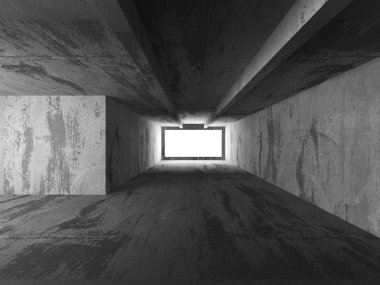 Karanlık beton kentsel mimari 