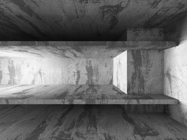 Beton odası Bodrum iç.