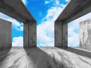 Beton oda duvar İnşaat 