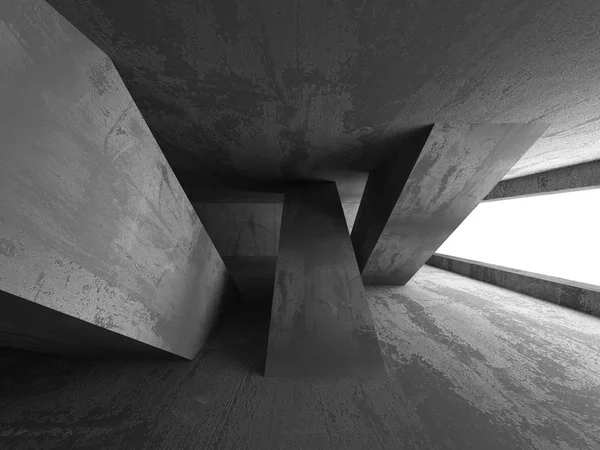 Sötét betonfal belső szoba — Stock Fotó