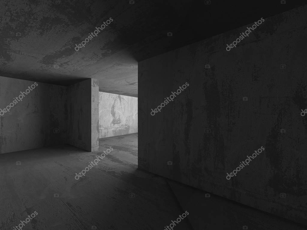 Cuarto oscuro de paredes de hormigón — Foto de stock © VERSUSstudio ... Cuarto oscuro de paredes de hormigón — Foto de stock © VERSUSstudio ...