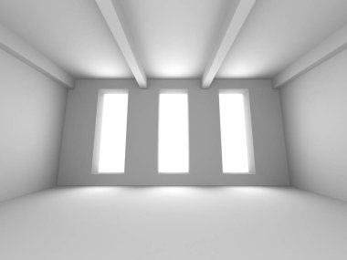 Boş oda minimalist tasarım 