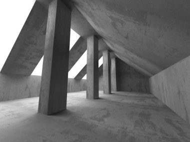 ışık ile karanlık boş oda