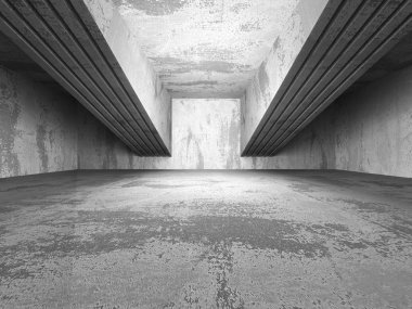 Karanlık beton kaotik İnşaat. 