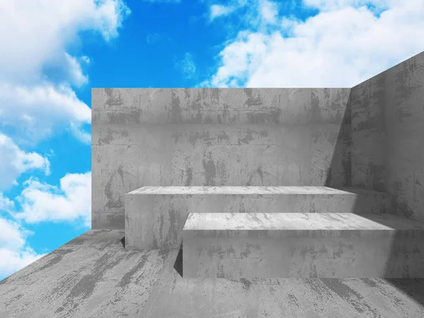 Beton mimari duvar İnşaat 