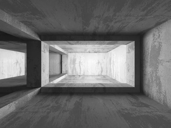 Beton boş karanlık oda